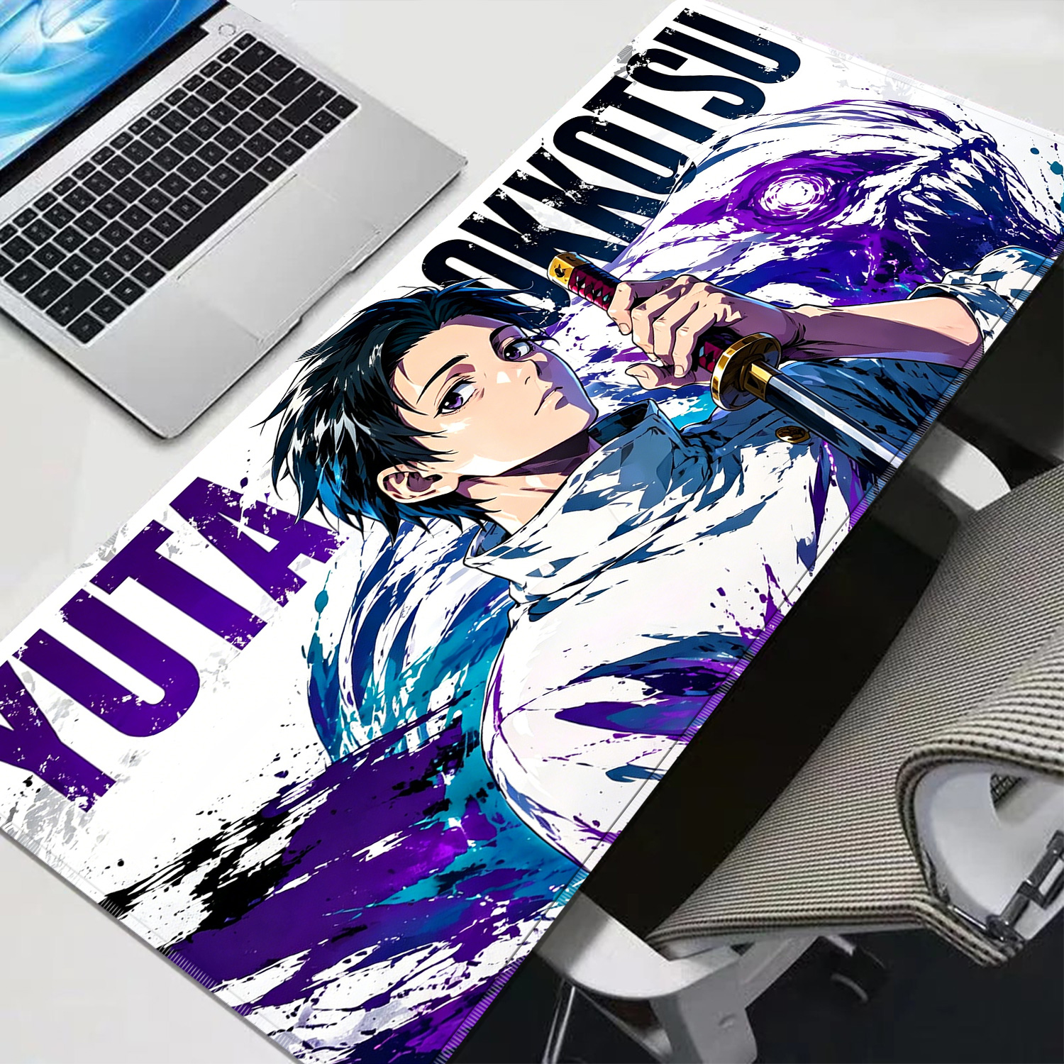 Tradescantia Purple - HD Anime Purple Mouse Pads Yuta