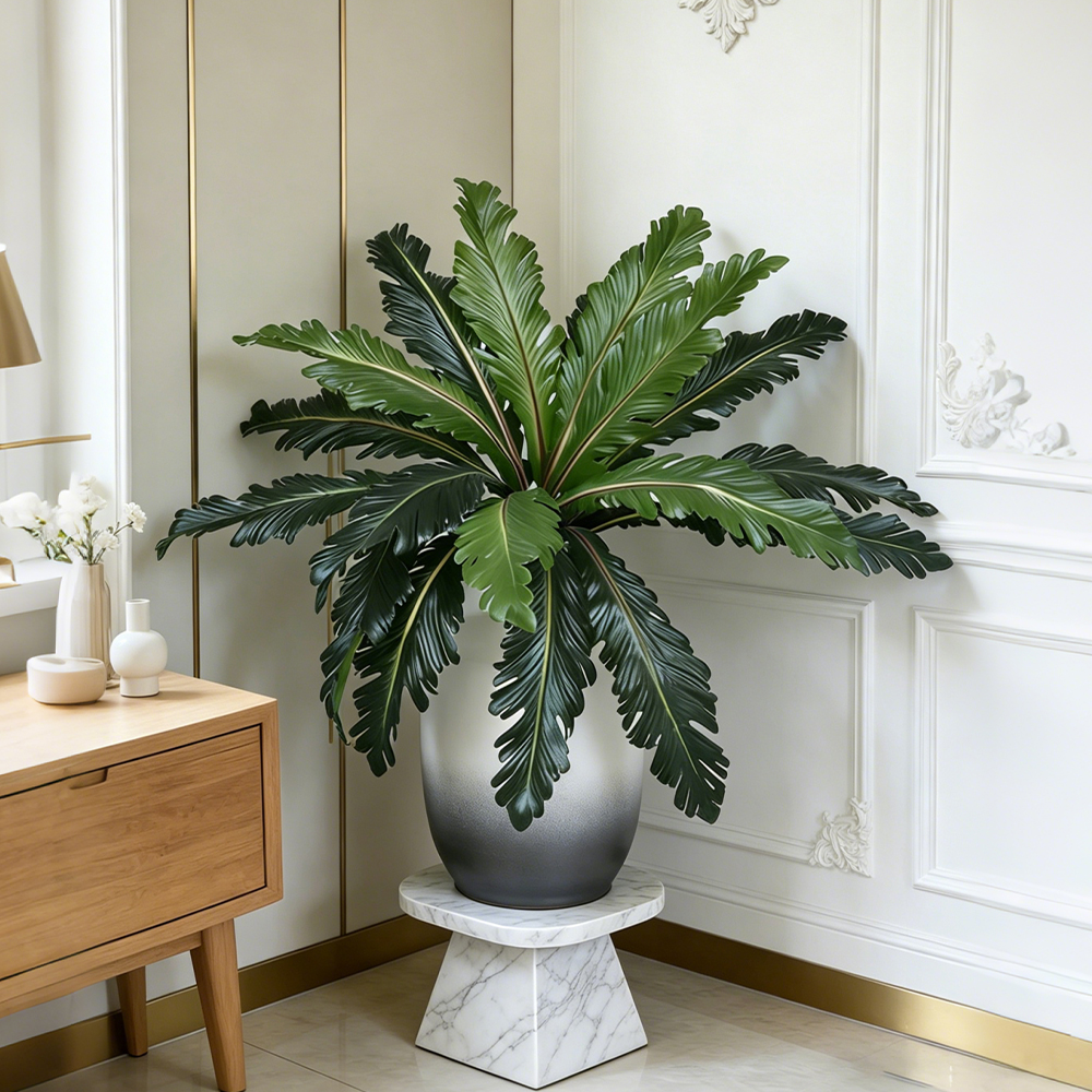 Pilea Peperomioides - 45-50cm Tropical Fake Persian Leaves Artificial