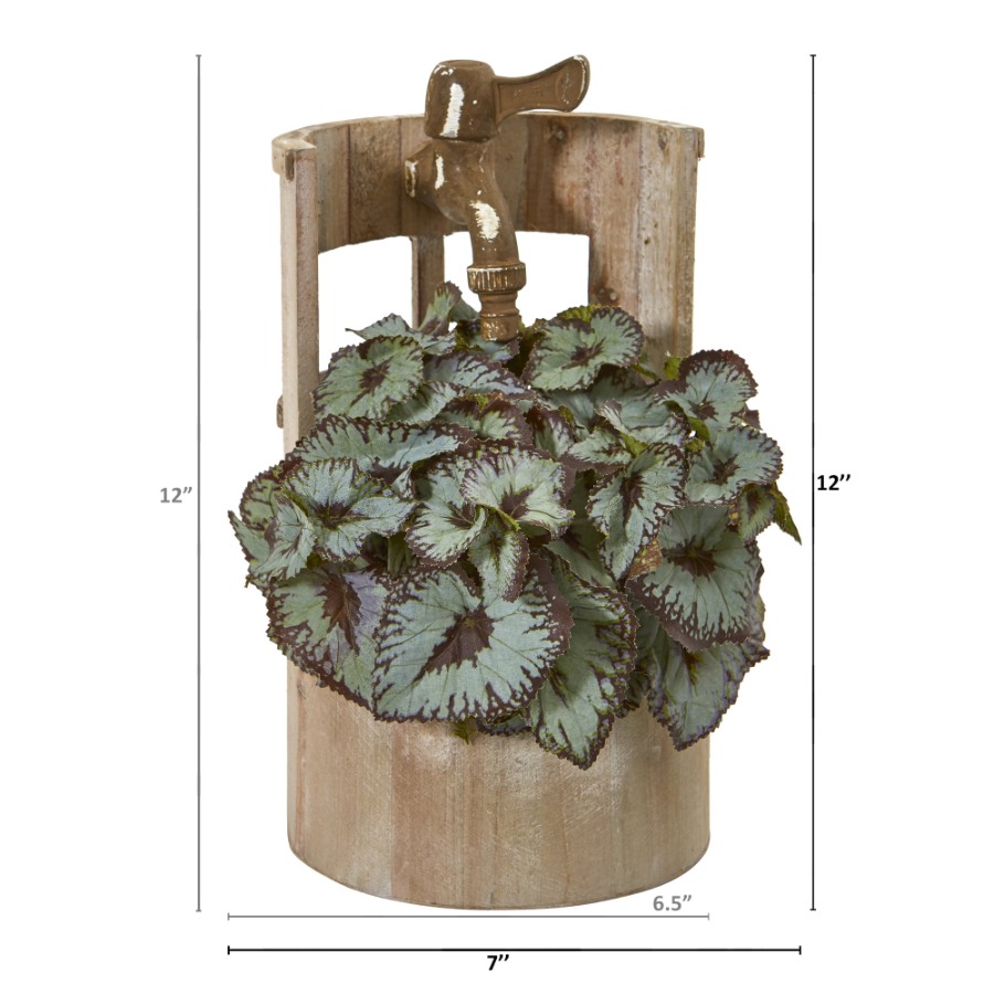 12in. Rex Begonia Artificial P – обзор и цена Begonia Rex