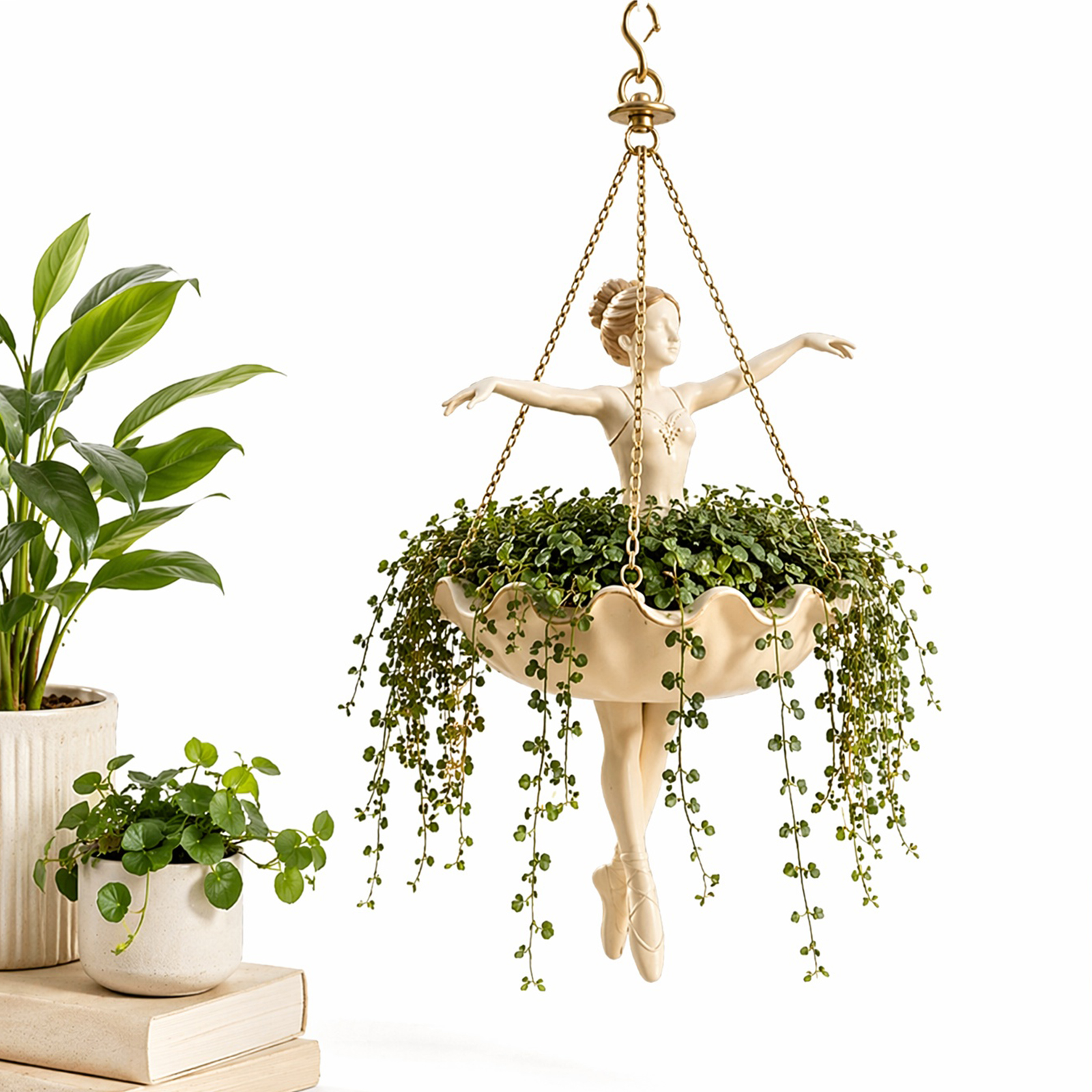 Cute Resin Hangable Planter Fa – обзор и цена Spider Plant Hanging