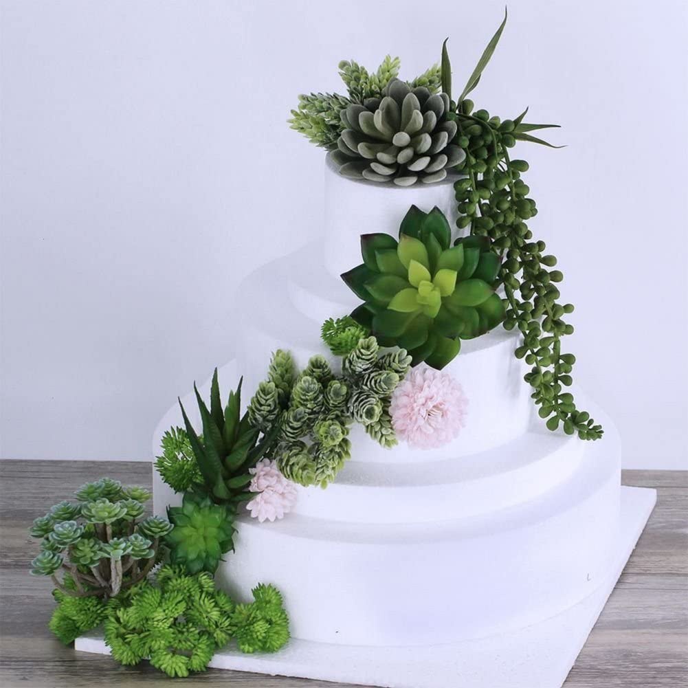 15pcs Artificial Succulent Pla – обзор и цена Echeveria Succulent