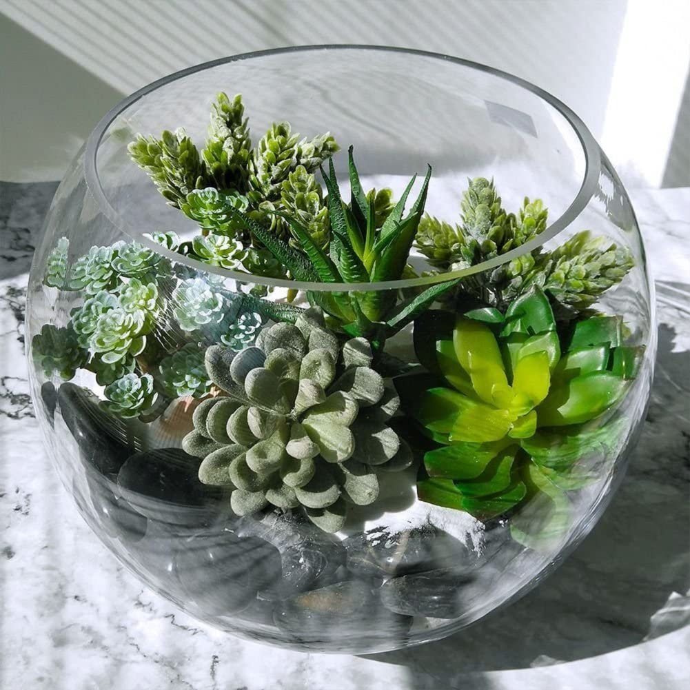 15pcs Artificial Succulent Pla – обзор и цена Echeveria Succulent