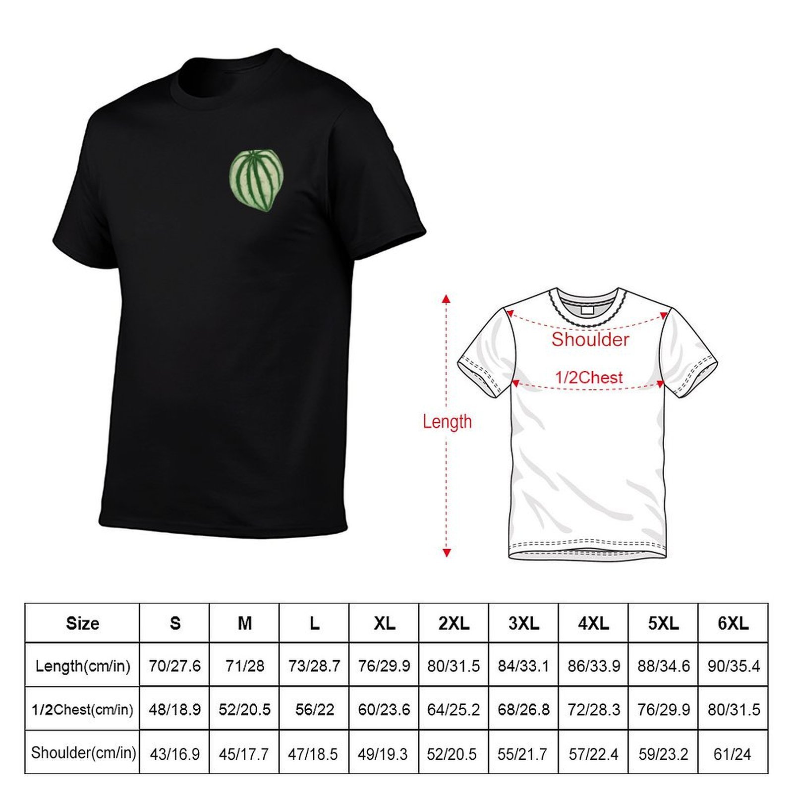 Watermelon Peperomia T-Shirt D – обзор и цена Peperomia Watermelon