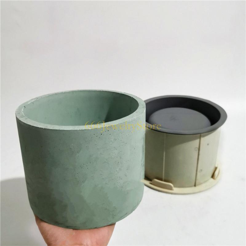 F2TD Large Round Concrete Flow – обзор и цена Echeveria Succulent