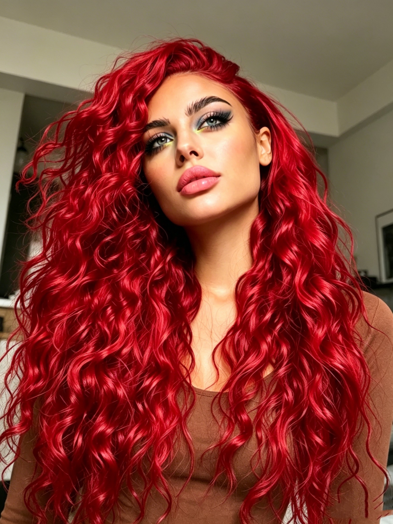 Red Deep Wave Lace Front Wigs  – обзор и цена Aglaonema Red