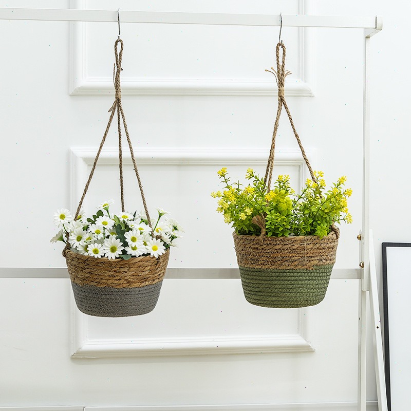 Straw Hanging Basket Flower Po – обзор и цена Spider Plant Hanging
