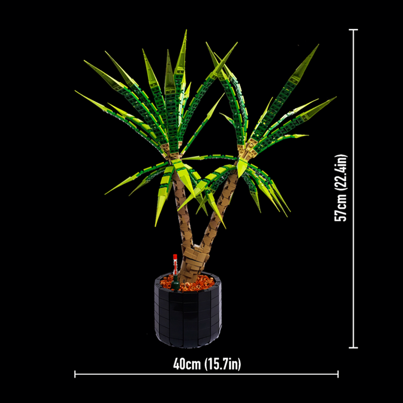 1961pcs MOC Dracaena Marginata – обзор и цена Dracaena Marginata