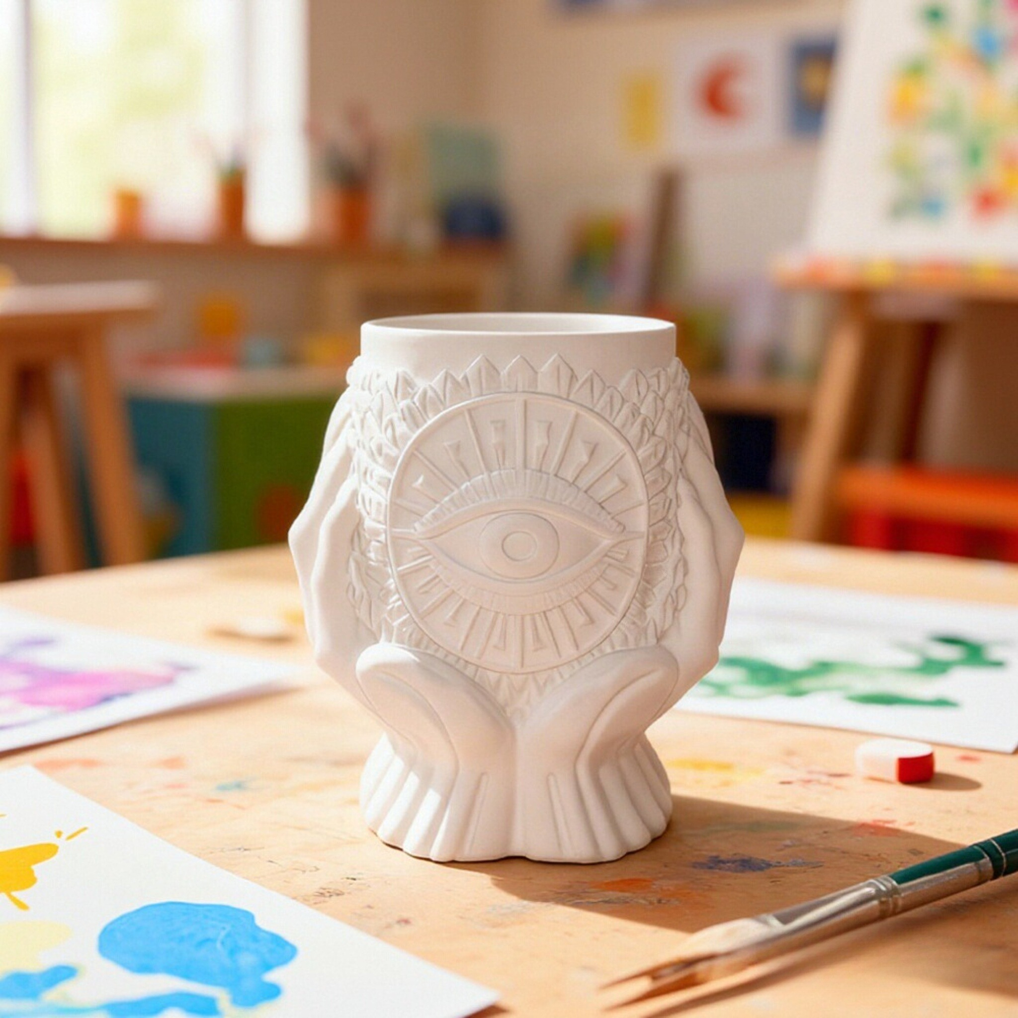 Guardian Eye Candle Cup Silico – обзор и цена Echeveria Succulent