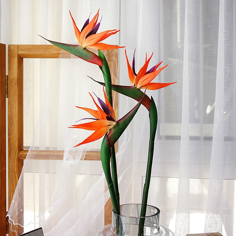 3pcs Artificial Bird Of Paradi – обзор и цена Bird Paradise Strelitzia